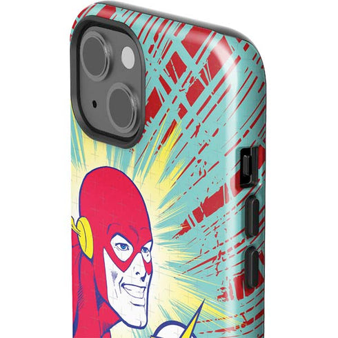 DC Comics The Flash Classic Art Smile Blast iPhone 15 Plus Impact Case