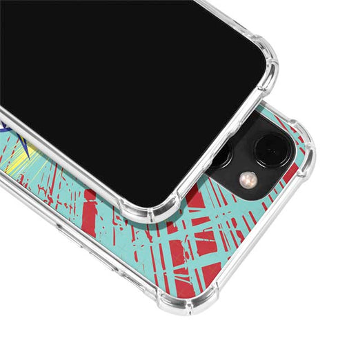 DC Comics The Flash Classic Art Smile Blast iPhone 14 Plus Clear Case