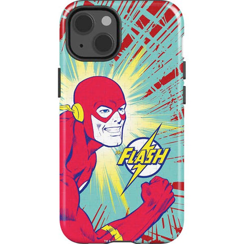 DC Comics The Flash Classic Art Smile Blast iPhone 15 Impact Case