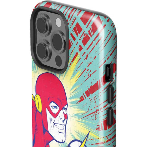 DC Comics The Flash Classic Art Smile Blast iPhone 15 Pro Max Impact Case