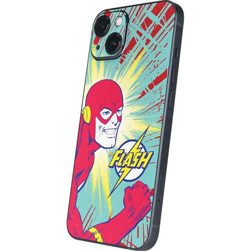 DC Comics The Flash Classic Art Smile Blast iPhone 14 Skin