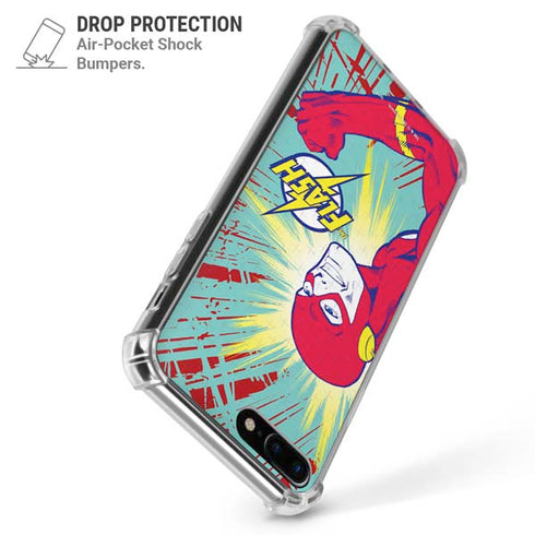 DC Comics The Flash Classic Art Smile Blast iPhone 7/8 Plus Clear Case