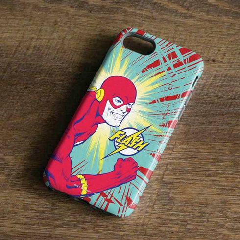 DC Comics The Flash Classic Art Smile Blast iPhone 8 Pro Case