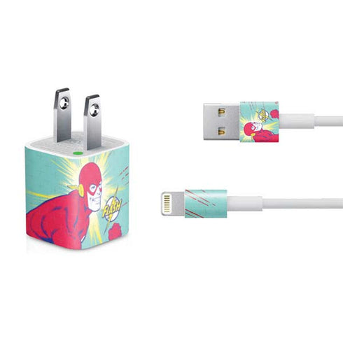 DC Comics The Flash Classic Art Smile Blast iPhone Charger (5W USB) Skin