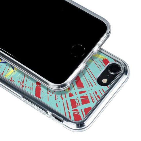DC Comics The Flash Classic Art Smile Blast iPhone SE (2nd & 3rd Gen) Clear Case