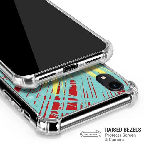 DC Comics The Flash Classic Art Smile Blast iPhone XR Clear Case