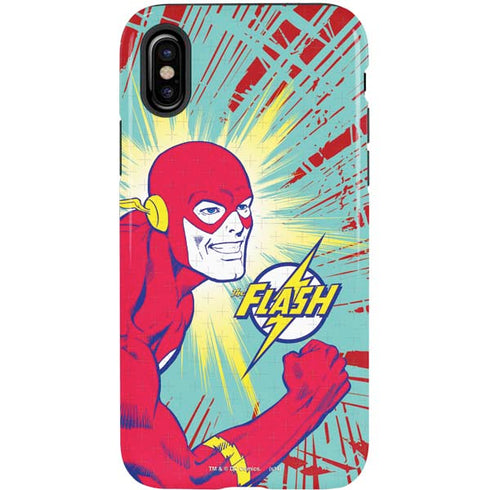 DC Comics The Flash Classic Art Smile Blast iPhone XS Pro Case