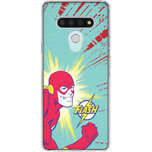DC Comics The Flash Classic Art Smile Blast LG Stylo 6 Clear Case