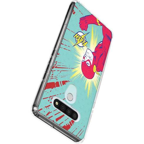 DC Comics The Flash Classic Art Smile Blast LG Stylo 6 Clear Case