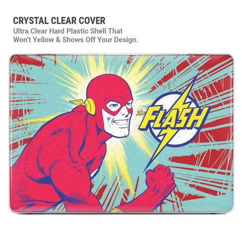 DC Comics The Flash Classic Art Smile Blast MacBook Air 15in (2023-2025) Case plus Skin