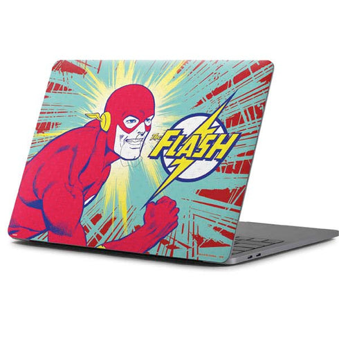 DC Comics The Flash Classic Art Smile Blast Apple MacBook Pro 13-inch Skin