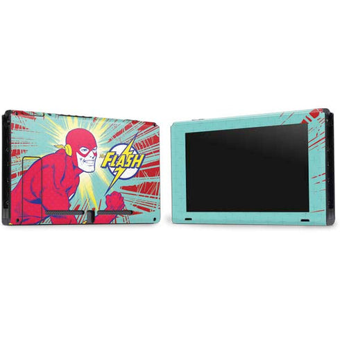 DC Comics The Flash Classic Art Smile Blast Nintendo Switch Bundle Skin