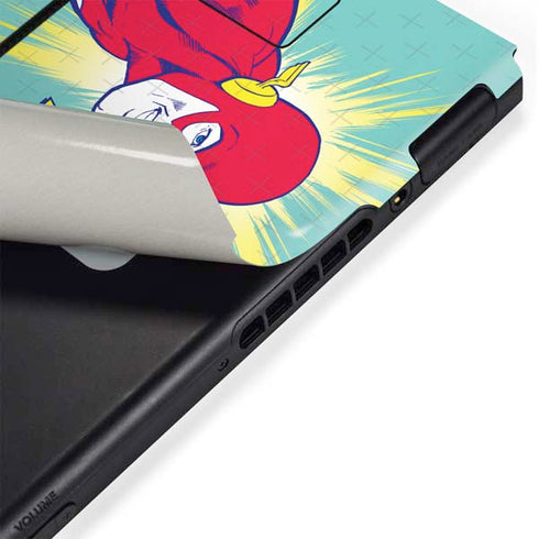 DC Comics The Flash Classic Art Smile Blast Nintendo Switch Bundle Skin