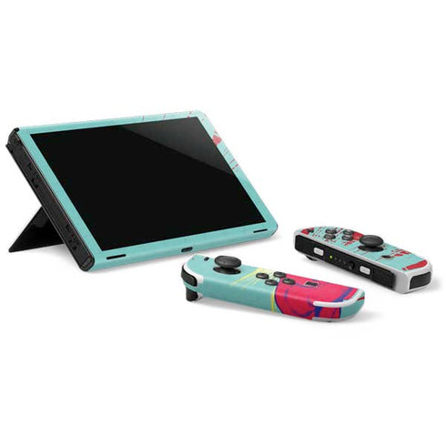 DC Comics The Flash Classic Art Smile Blast Nintendo Switch OLED (2021) Skin