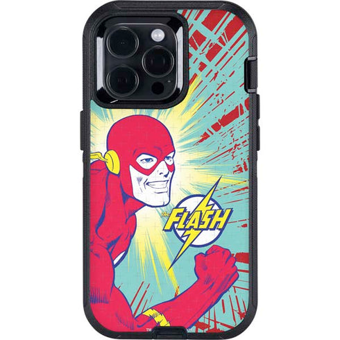 DC Comics The Flash Classic Art Smile Blast Otterbox Defender iPhone Skin
