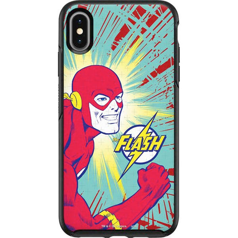 DC Comics The Flash Classic Art Smile Blast Otterbox Symmetry iPhone Skin