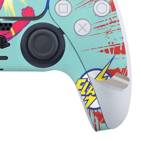DC Comics The Flash Classic Art Smile Blast PS5 Controller Skin