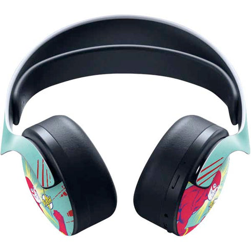 DC Comics The Flash Classic Art Smile Blast PULSE 3D Wireless Headset for PS5 Skin