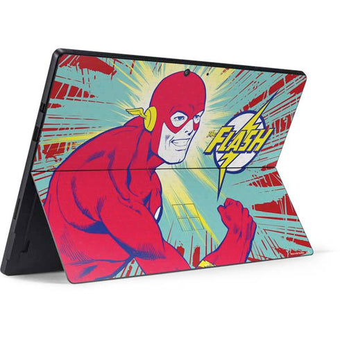 DC Comics The Flash Classic Art Smile Blast Surface Pro 7 Skin