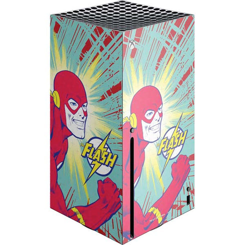 DC Comics The Flash Classic Art Smile Blast Xbox Series X Console Skin