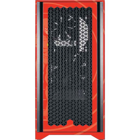 DC Comics The Flash Classic Art Pose Corsair 4000D Tempered Glass Mid-Tower ATX Case Skin