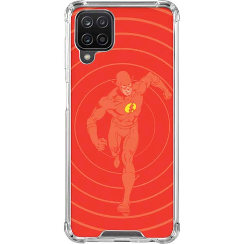 DC Comics The Flash Classic Art Pose Galaxy A12 Clear Case