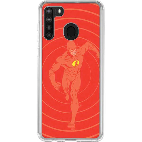 DC Comics The Flash Classic Art Pose Galaxy A21 Clear Case