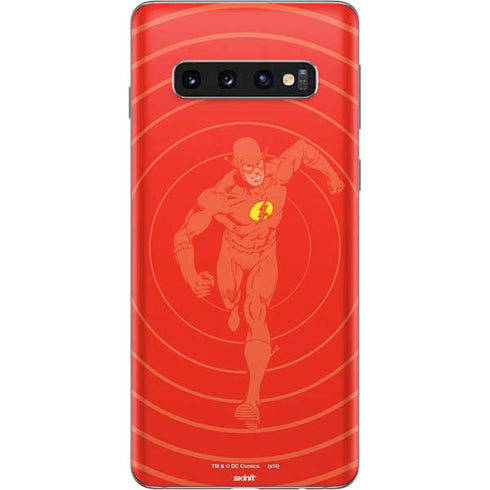 DC Comics The Flash Classic Art Pose Galaxy S10 Skin