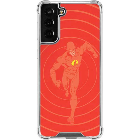 DC Comics The Flash Classic Art Pose Galaxy S21 FE Clear Case