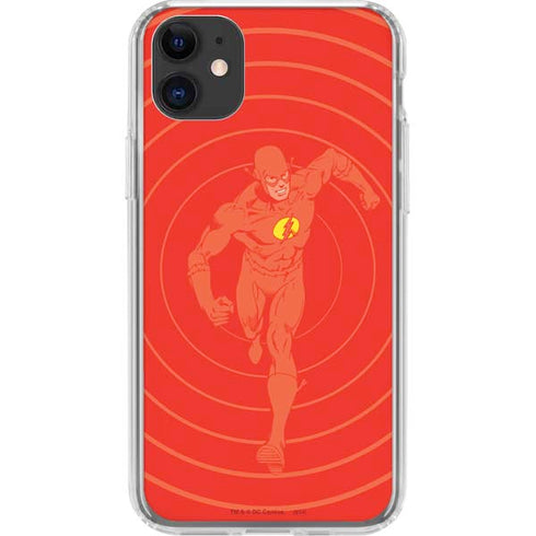 DC Comics The Flash Classic Art Pose iPhone 11 Clear Case