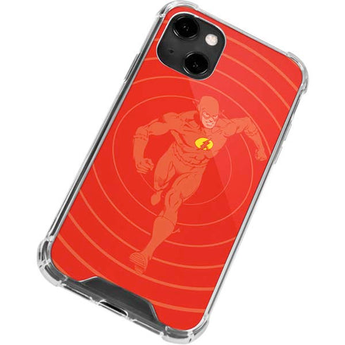 DC Comics The Flash Classic Art Pose iPhone 14 Clear Case