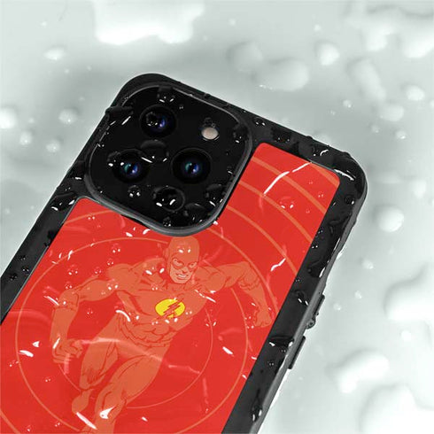 DC Comics The Flash Classic Art Pose iPhone 14 Pro Max Waterproof Case