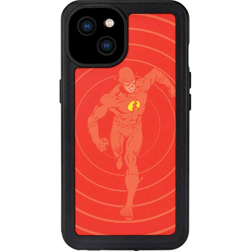 DC Comics The Flash Classic Art Pose iPhone 15 Plus Waterproof Case