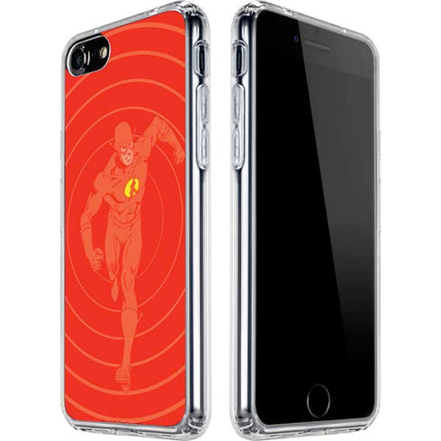 DC Comics The Flash Classic Art Pose iPhone SE (2nd & 3rd Gen) Clear Case