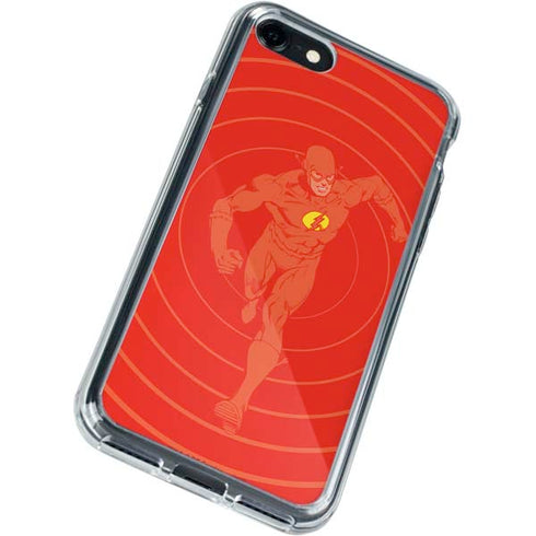 DC Comics The Flash Classic Art Pose iPhone SE (2nd & 3rd Gen) Clear Case