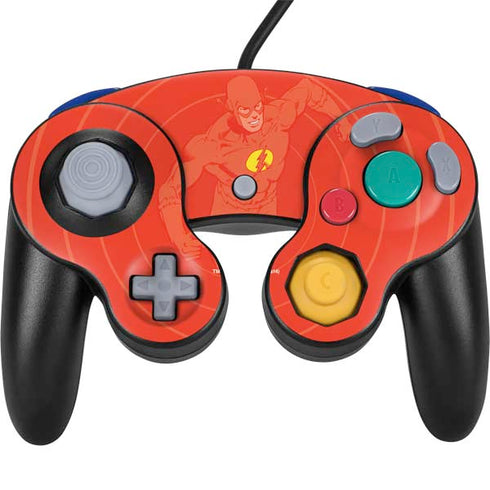 DC Comics The Flash Classic Art Pose Nintendo GameCube Controller Skin