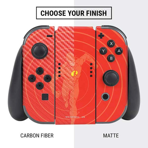 DC Comics The Flash Classic Art Pose Nintendo Switch Bundle Skin