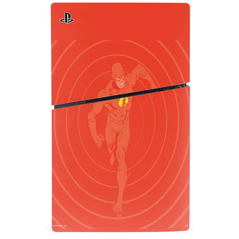 DC Comics The Flash Classic Art Pose PS5 Slim Digital Edition Bundle Skin