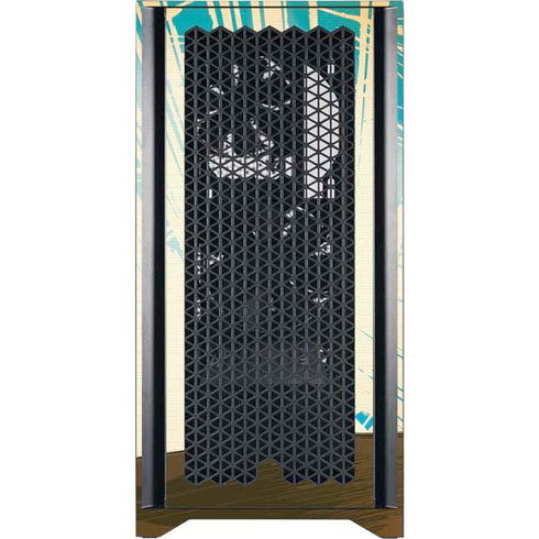 DC Comics The Flash Classic Art Sprint Pose Corsair 4000D Tempered Glass Mid-Tower ATX Case Skin