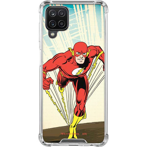 DC Comics The Flash Classic Art Sprint Pose Galaxy A12 Clear Case