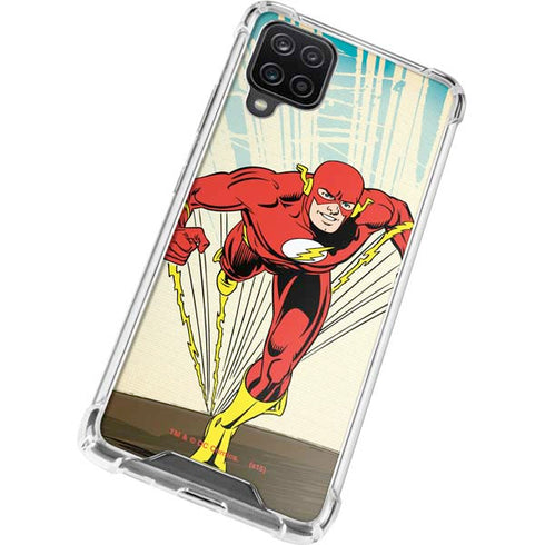 DC Comics The Flash Classic Art Sprint Pose Galaxy A12 Clear Case