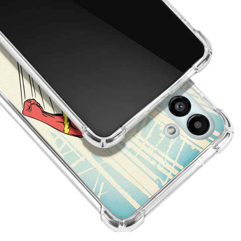 DC Comics The Flash Classic Art Sprint Pose Galaxy A13 5G Clear Case