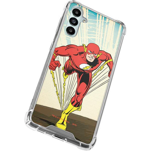 DC Comics The Flash Classic Art Sprint Pose Galaxy A15 5G Clear Case