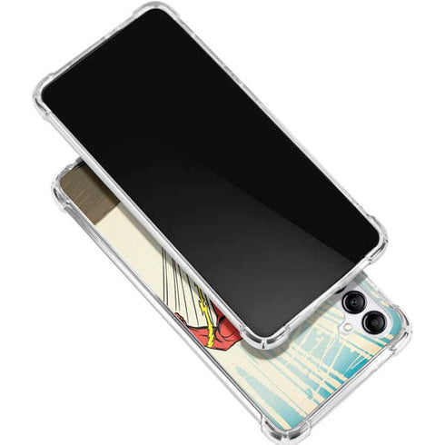 DC Comics The Flash Classic Art Sprint Pose Galaxy A15 5G Clear Case