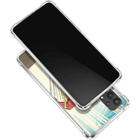 DC Comics The Flash Classic Art Sprint Pose Galaxy A32 5G Clear Case