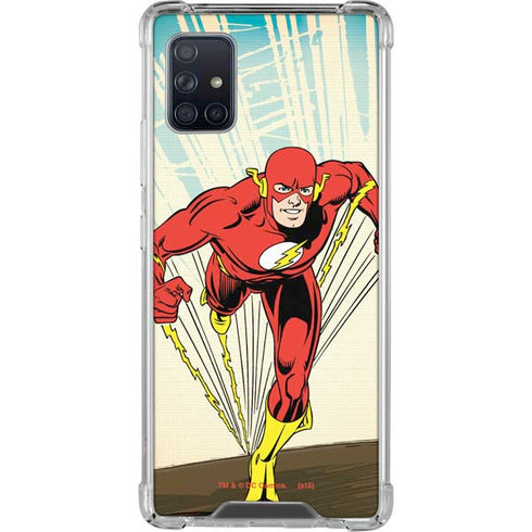 DC Comics The Flash Classic Art Sprint Pose Galaxy A51 5G Clear Case