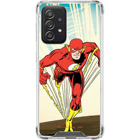 DC Comics The Flash Classic Art Sprint Pose Galaxy A52 5G Clear Case