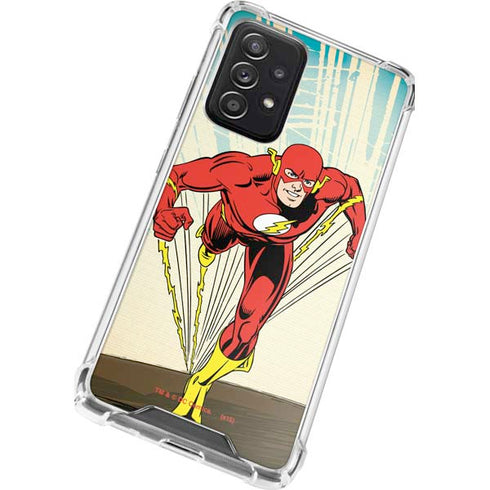 DC Comics The Flash Classic Art Sprint Pose Galaxy A52 5G Clear Case