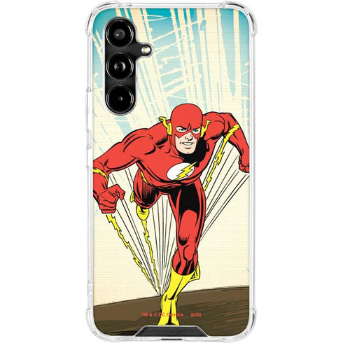 DC Comics The Flash Classic Art Sprint Pose Galaxy A54 5G Clear Case