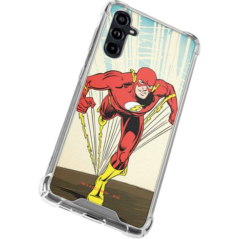 DC Comics The Flash Classic Art Sprint Pose Galaxy A54 5G Clear Case